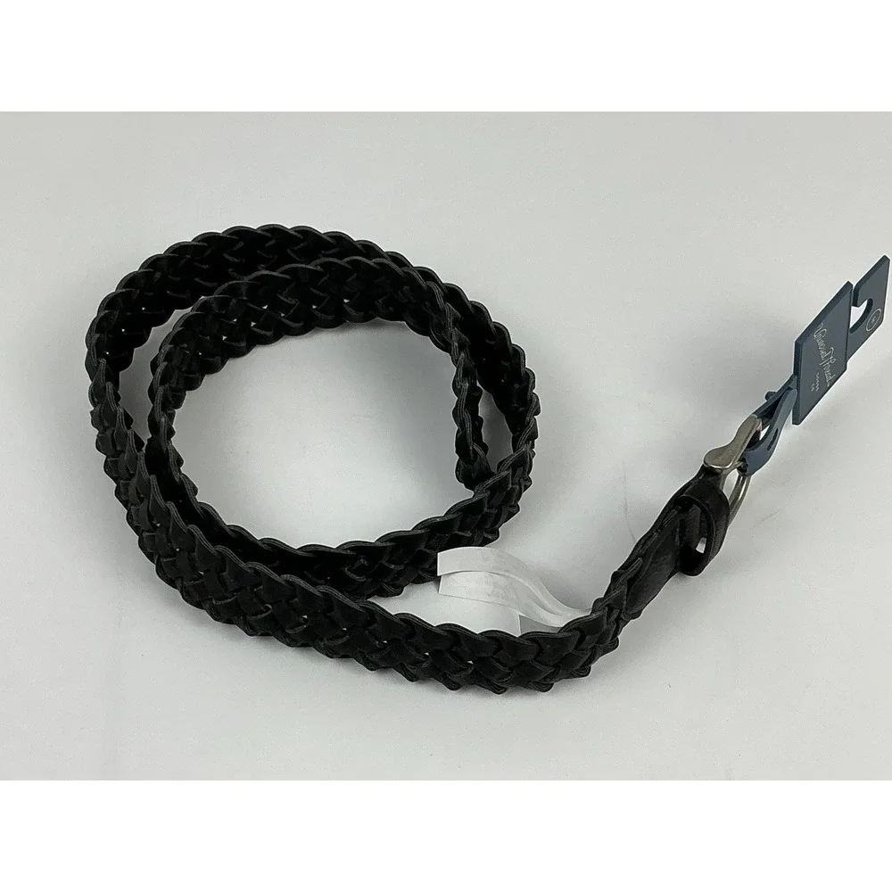 Universal Thread Black‎ Braided Belt Size Medium Stretch Woven Casual